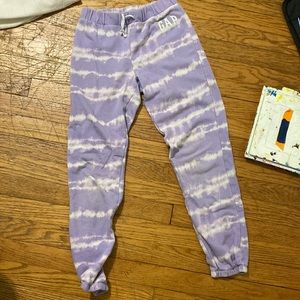 Purple tye dye sweatpants size xxl teen girl